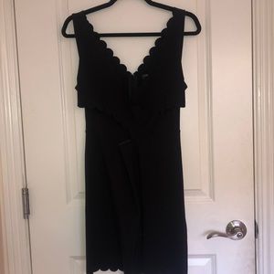 Black topshop mini dress